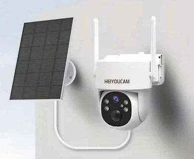 Smart 360 Solar Security Camera Spotlight Smart Siren - Image 1 of 4