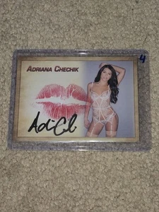 Adriana Chechik Autogramm signed Kiss Card Sammler Expo Model #4 - Bild 1 von 2