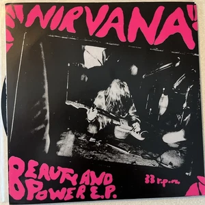 Nirvana Beauty and Power EP 1991 Black with red label vinyl - Picture 1 of 4