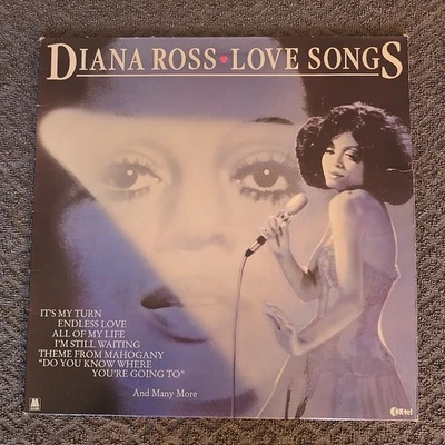 Diana Ross Love Songs Vinyl LP Record Album 1982 Motown NE1200 - Image 1 of 4