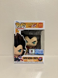 Cáliz Funko Pop Super Saiyan 4 Vegeta GT Pre Lanzamiento Flocado Resplandor Persecución - Imagen 1 de 6