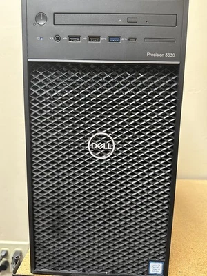 Dell Precision 3630 Tower i5-8600 CPU TWO 1 TB Drives 16GB RAM W11Pro - Image 1 of 2