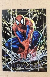 1992 SKYBOX MARVEL MASTERPIECES PROMO KARTE SPIDER-MAN JOE JUSKO Schön!! - Bild 1 von 2