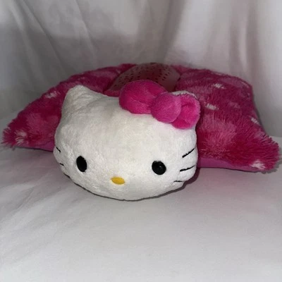 Pillow Pets Dream Lites Pink Hello Kitty Stuffed Animal Nightlight Starry Sky - Image 1 of 4