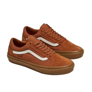 Zapatos de skate clásicos para hombre VANS Old Skool marrón/goma talla 8 ¡NUEVOS!! - Imagen 1 de 6