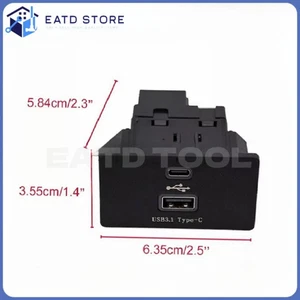 For Ford USB+Type-C APPLE CARPLAY Sync3 V3.4 Dual Interface Module HC3Z-19A387-D - Picture 1 of 6