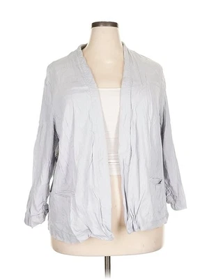 Blazer gris Alfani 24 Plus para mujer Foto 1 de 4