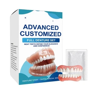 Set protesi completa per uomo e donna protesi superiore e inferiore denti finti - Foto 1 di 12