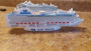 Princess Cruises Coleccionables Ruby Princess 7" Modelo de Crucero Recuerdo - Imagen 1 de 6