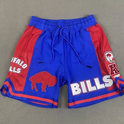 Buffalo Bills Shorts Mens Medium Blue Pro Standard Retro Embroidered - Image 1 of 4