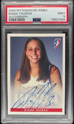 2005 Rittenhouse WNBA Diana Taurasi PSA 9 ON CARD Auto 2004 All-WNBA First Team - Image 1 of 3