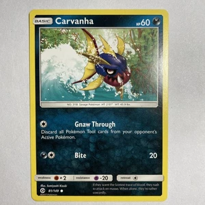 Pokemon TCG Carvanha 81/149 Sonne & Mond - Bild 1 von 4