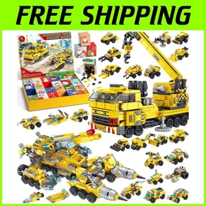 24 Days STEM Construction Advent Calendar 2024 - Building Blocks Gift for Kids - Picture 1 of 10