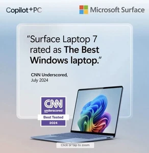 MicroSoft Surface Window11 Copilot+ PC,15 Touchscreen Snapdragon X Elite12 core - Picture 1 of 13