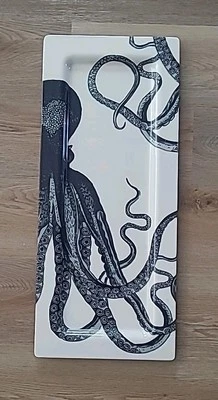 Thomas Paul Scrimshaw Octopus Oversized Centerpiece Tray 11.75" X 27.5"(B1-CL) - Image 1 of 4