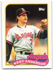 1989 Topps Traded #3T Kent Anderson NM-MT RC Rookie Angels ID:273809