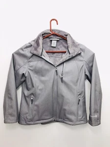 Free Country Women's Xl Polyester Cotton Gray Jacket Hood - Picture 1 of 8