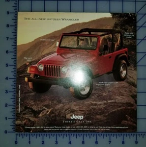 1997 Jeep Wrangler Brochure Folder - Picture 1 of 1