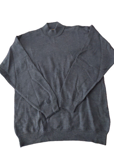 VETEMENTS J Ferrar Felpa Uomo Casual Navy 100% Lana S Piccola Manica Lunga Polsini Mano