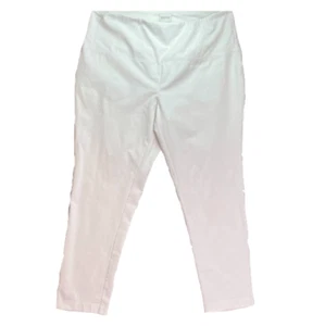 Chico's Zenergy - Women's Size 12 Capri Pants White Pullon Stretch - Picture 1 of 11