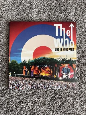 THE WHO - LIVE IN HYDE PARK - 3-LP - RED/WHITE/BLUE COLORED VINYL - Image 1 of 2