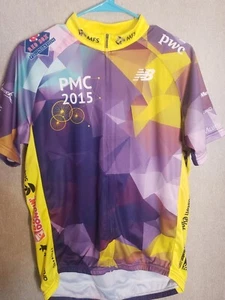 New balance Men's cycling jersey short sleeve. Size M-LG - Picture 1 of 6