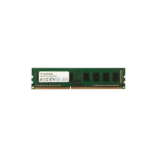 V7 RAM Module 2 GB DDR3 SDRAM 1333 MHz PC3-10600 Unbuffered V7106002GBD - Image 1 of 1
