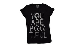 Lost Gods Halloween Youth Girls You Are Boo-tiful Ghost Black Shirt New XS, L - Picture 1 of 5