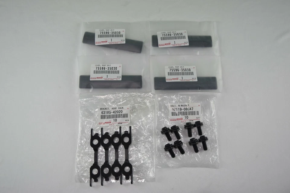 KIT DE SOPORTE DE BARRA DE TECHO ORIGINAL TOYOTA 4Runner 04-18 y Rav4 06-17 OEM Foto 1 de 1