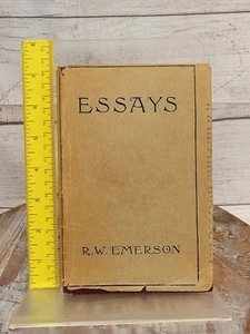 Essays by Ralph Waldo Emerson First and Second Series in One Volume Early 1900s - Picture 1 of 9