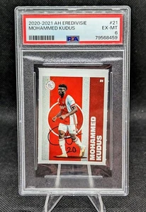 2020-21 Albert Heijn Onze Voetbal Helden Stickers Mohammed Kudus #21 RC PSA 6 - Picture 1 of 2