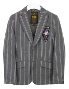 SCOTCH & SODA Vintage Blazer Men's SMALL Single Breasted Wool Blend Pinstriped - Picture 1 of 13