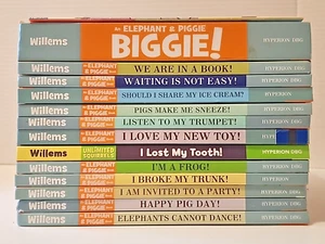 LOT OF 14 ELEPHANT & PIGGIE with 18 Stories Books by MO WILLEMS HC/SC - Imagen 1 de 9