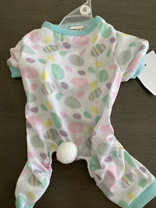 PET SPIRIT Multi Color "EASTER EGGS" Pajamas Puppy/Dog SMALL - Picture 1 of 1
