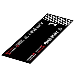  Alfombrilla de piso de garaje para motocicleta Yamaha Racing Race 31"" x 87"" taller - Imagen 1 de 4