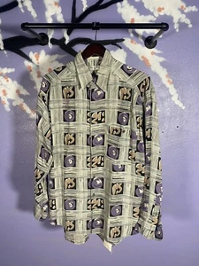 Vintage PAL ZILERI Pull Medium Button Down Dress Shirt - Picture 1 of 8