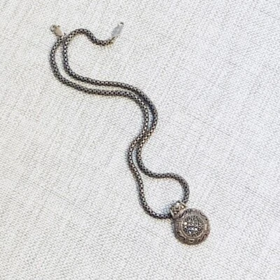 Collar colgante vintage Judith Jack de plata de ley 925 con cúpula de marcasita de $245 Foto 1 de 4