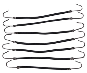 20 Stück Pferdeschwanz Haken Halter Gummibänder Gummibänder Haargummi Styling - Schwarz - Bild 1 von 1