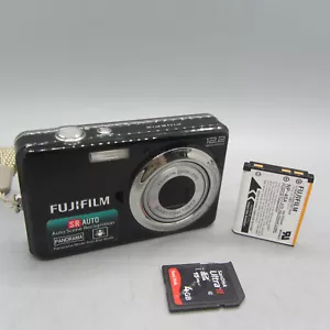 Fujifilm Digital Camera FinePix J37 12.2MP Black Tested - Picture 1 of 8