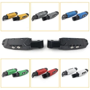 Reposapiés trasero de aluminio CNC para pasajero estriberas almohadillas de pedal para Yamaha FZ1 YZF R3 - Imagen 1 de 12