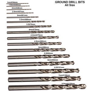 3.5mm x 70mm BROCAS DE TIERRA DE ALTA CALIDAD HSS-G Cortes Metales Duros Acero - Imagen 1 de 4