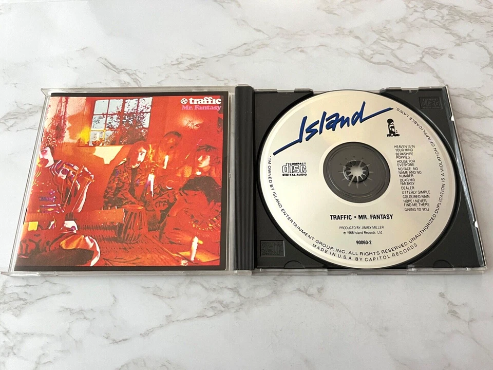Traffic Mr. Fantasy CD ОРИГИНАЛЬНЫЙ ПРЕСС США! Island 7 90028-2 Стив Уинвуд больше не издающийся! - Изображение 1 из 4
