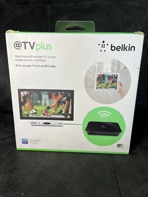 New In Open Box Belkin TV Plus Digital HD Media Streamer G1V1000 Foto 1 de 4