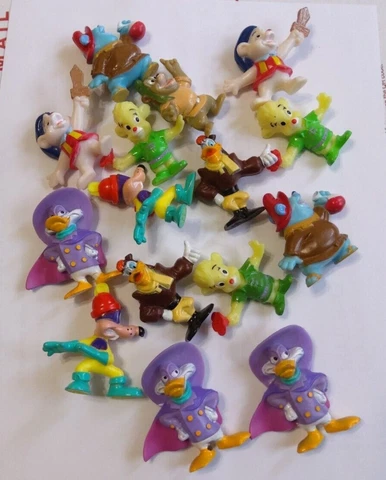 1991-2 Kellogs Disney PVC Lot Of 15 Vintage Figures Dark Wing Duck, Gummi Bears Cover