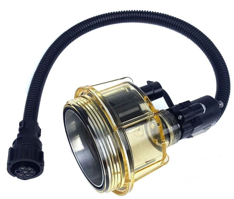PARKER RACOR 24V SOLENOID FUEL FILTER BOWL WITH WIF WATER SENSOR AND HEATER - Image 1 of 1