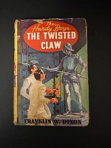 The Twisted Claw, by Franklin W. Dixon - 1941 - Vintage Hardcover Book DJ - Picture 1 of 16