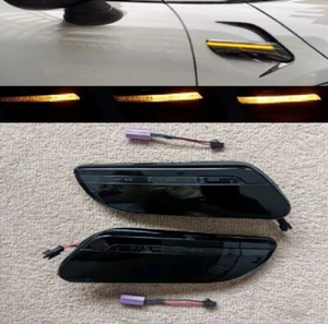 F57 MINI Cooper S JCW LED Dynamic Sequential Flowing Indicators LCI 2 Smoked - Picture 1 of 4