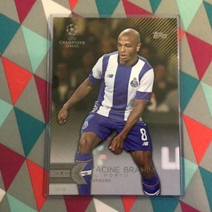 Yacine Brahimi #165 FC PORTO 10/10 Made 2015-2016 Topps Champions UEFA 5X7 GOLD - Picture 1 of 2