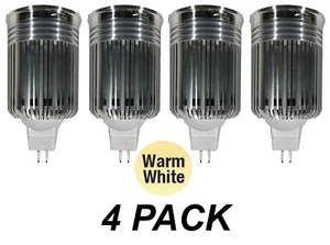 4 x 9W LED MR16 Downlight Globes Bulbs Lamps 12V Warm White 550Lm - Picture 1 of 6
