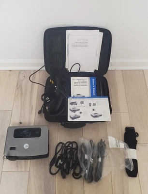 Dell 3400mp projector, working, with case And cables - Image 1 of 4